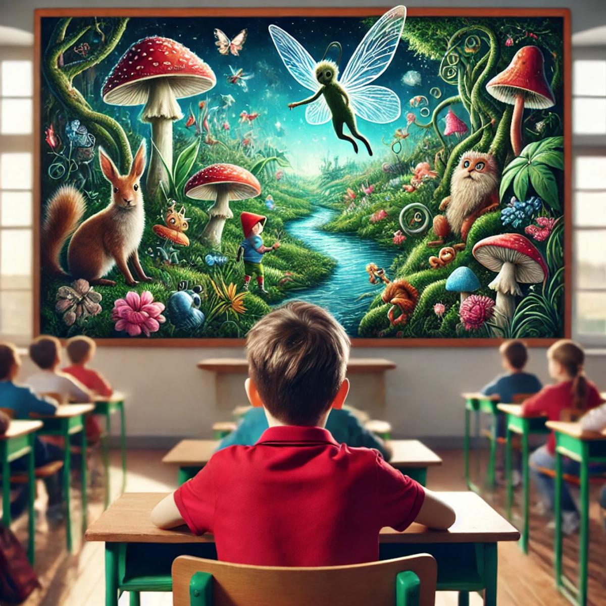 Le petit garçon à la tête de poireau