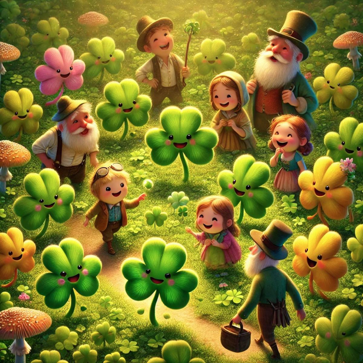 Le petit trèfle à quatre feuilles