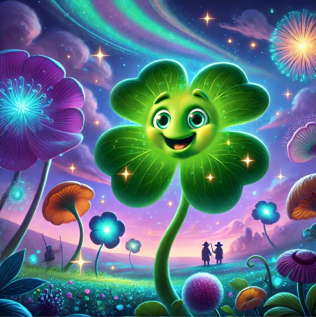 Le petit trèfle à quatre feuilles