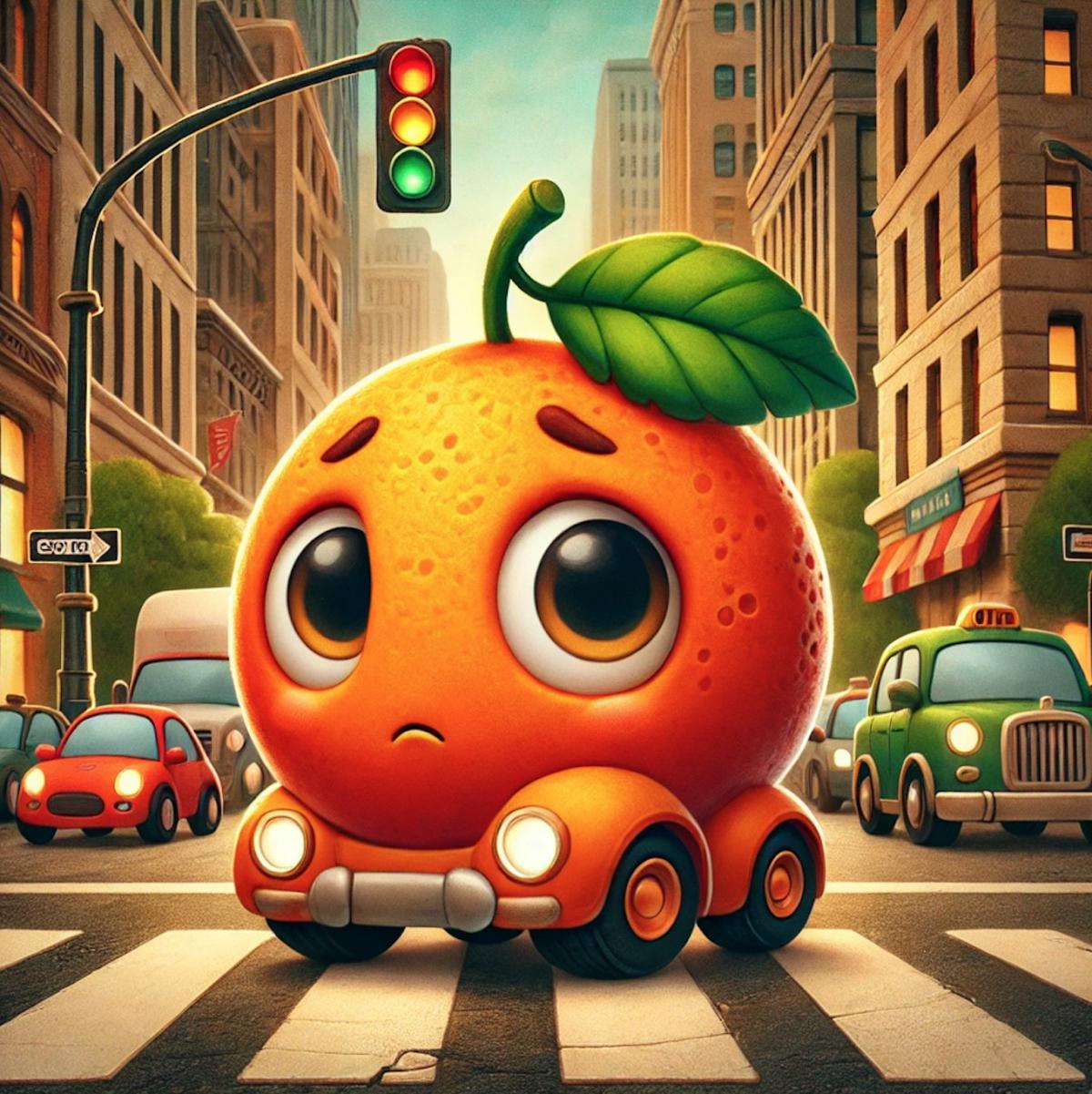 La voiturette orange et le chemin de la confiance