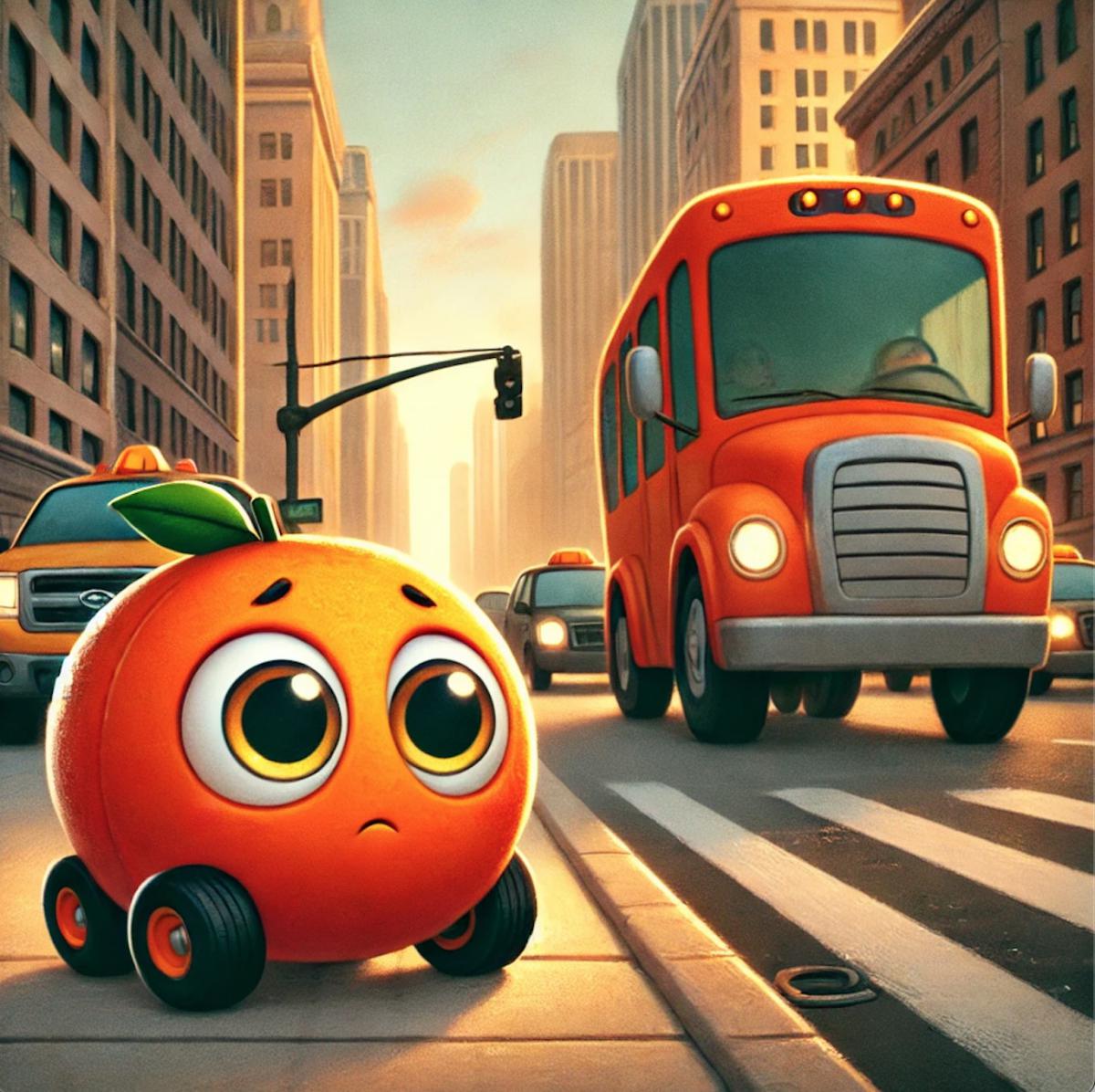 La voiturette orange et le chemin de la confiance