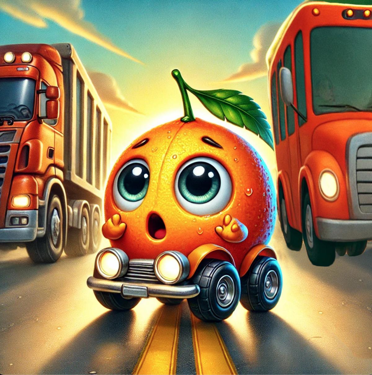 La voiturette orange et le chemin de la confiance