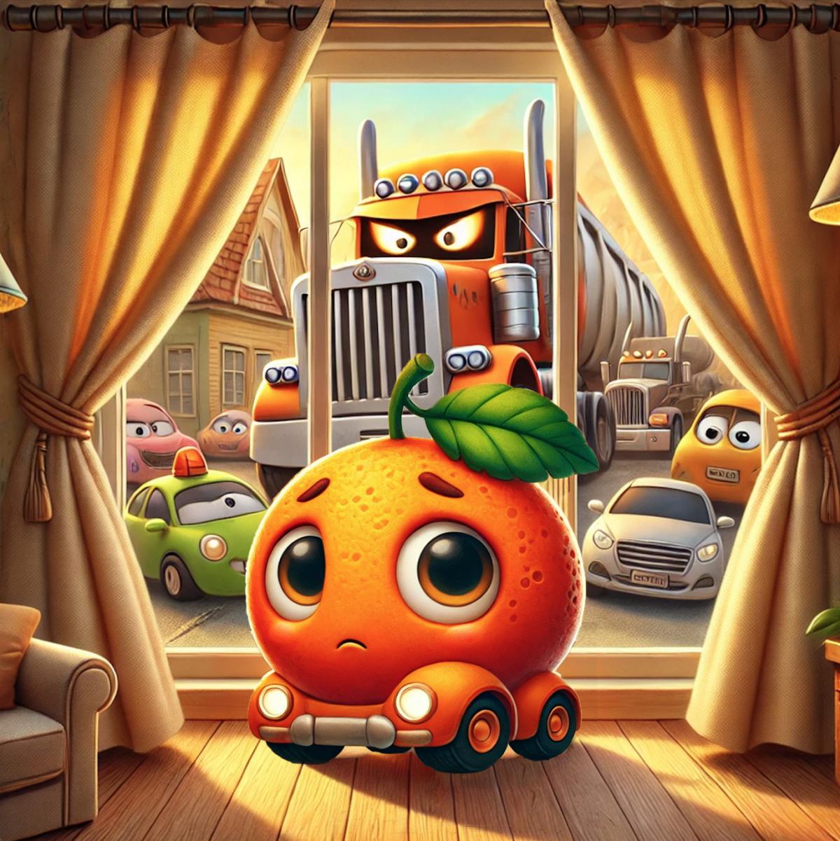 La voiturette orange et le chemin de la confiance