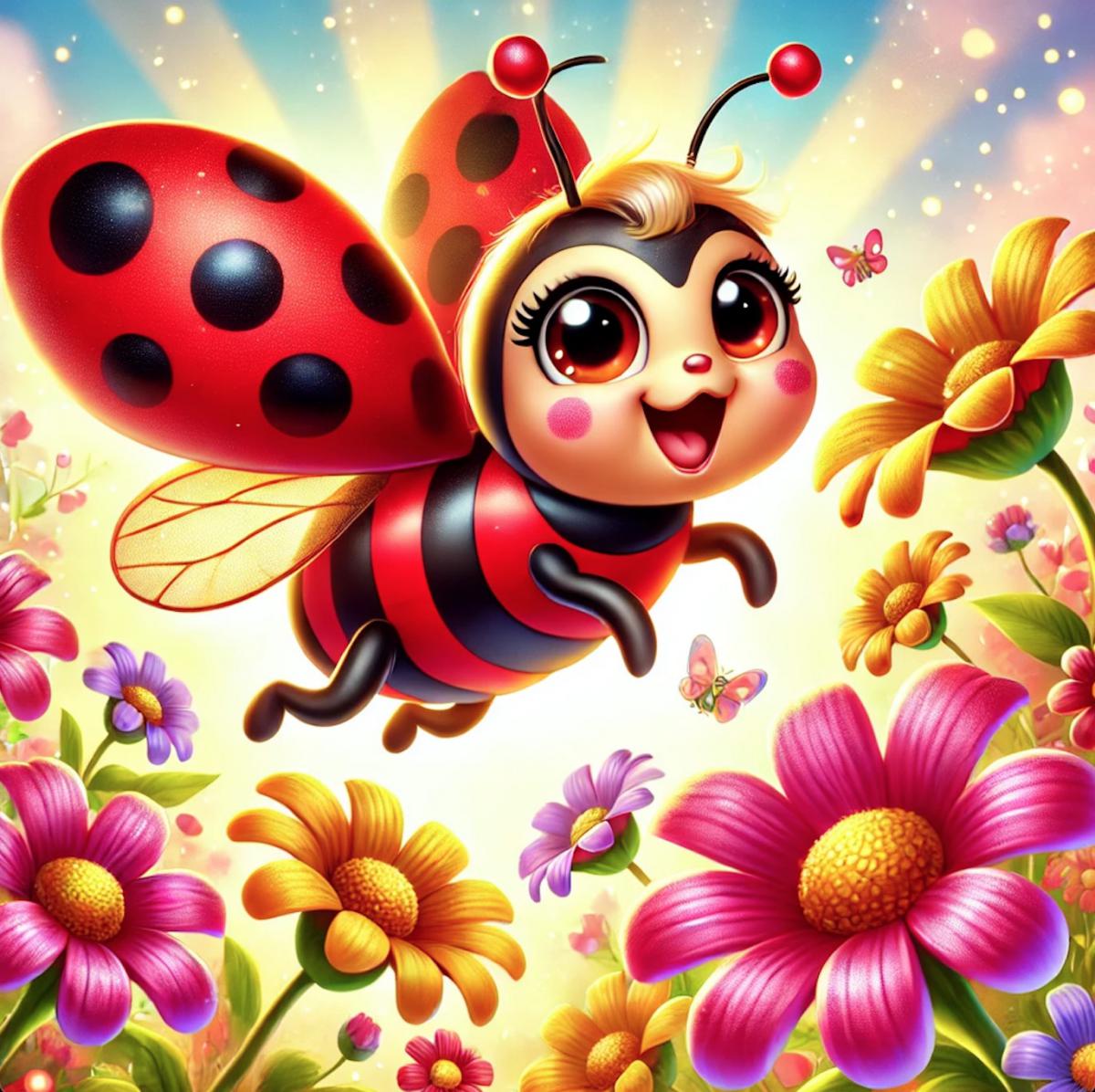 La coccinelle et les points perdus