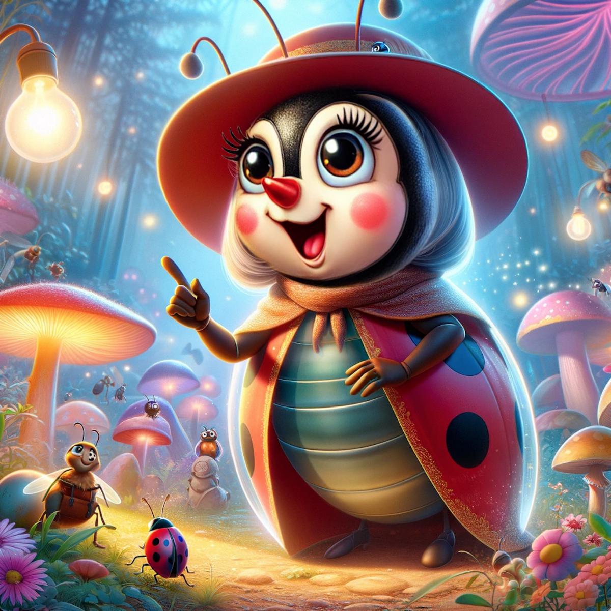 La coccinelle et les points perdus