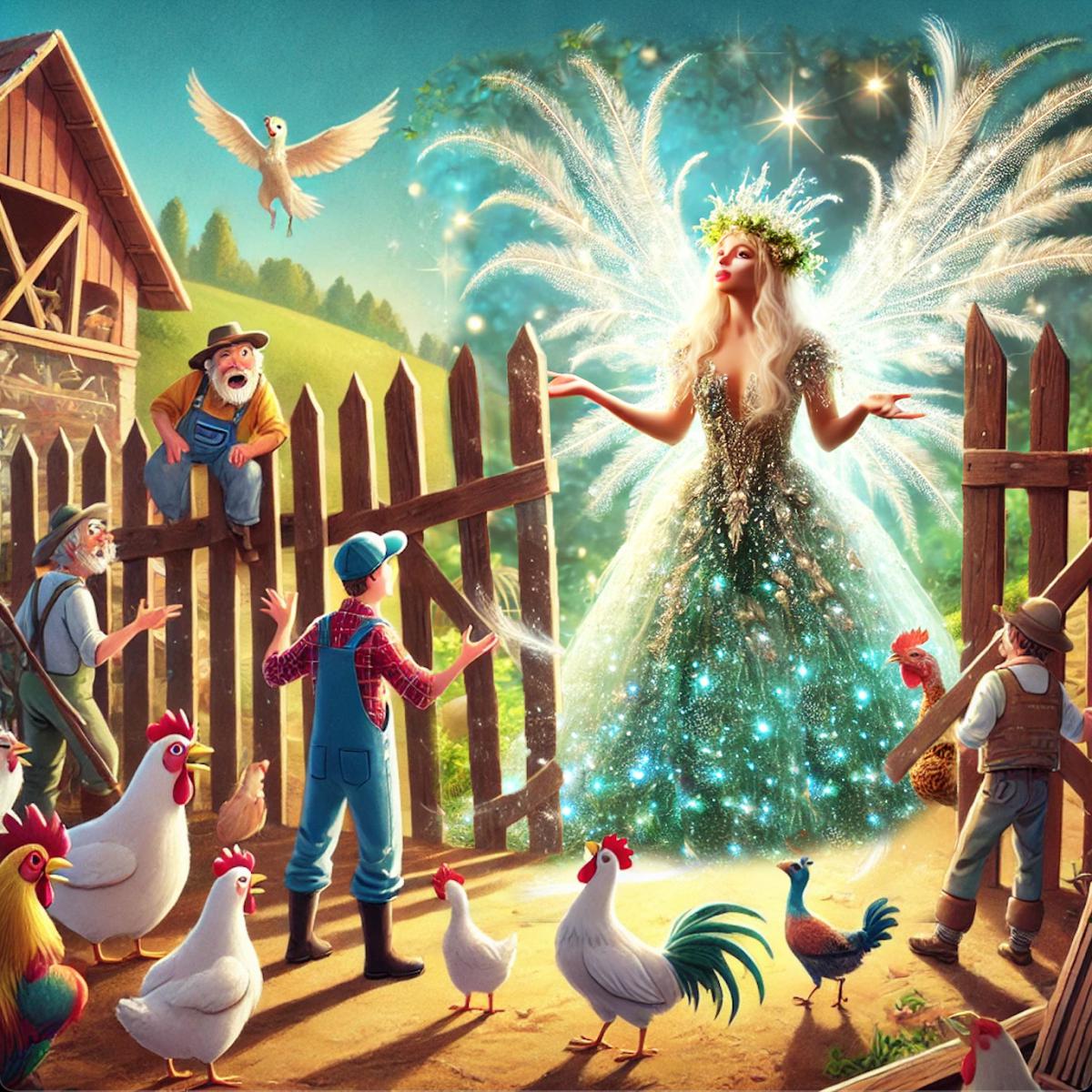 Le Viel homme et la Fée des plumes