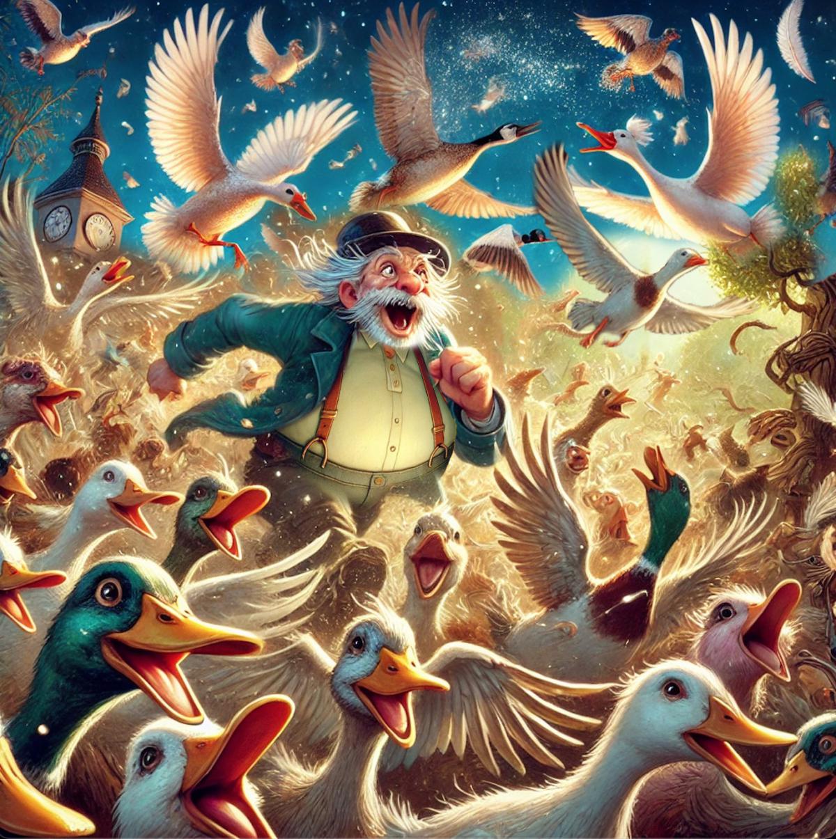 Le Viel homme et la Fée des plumes