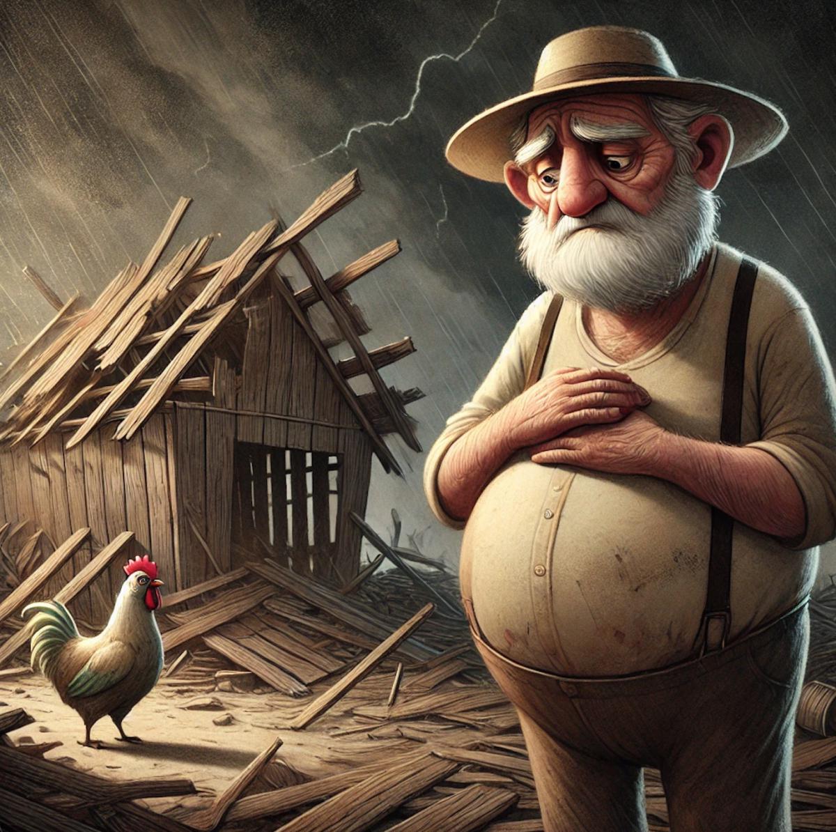 Le Viel homme et la Fée des plumes